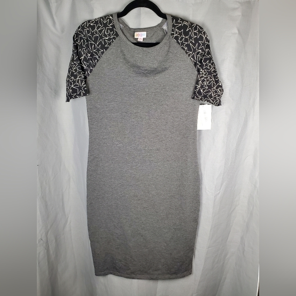 NWT Lularoe Julia, gray and black, size S